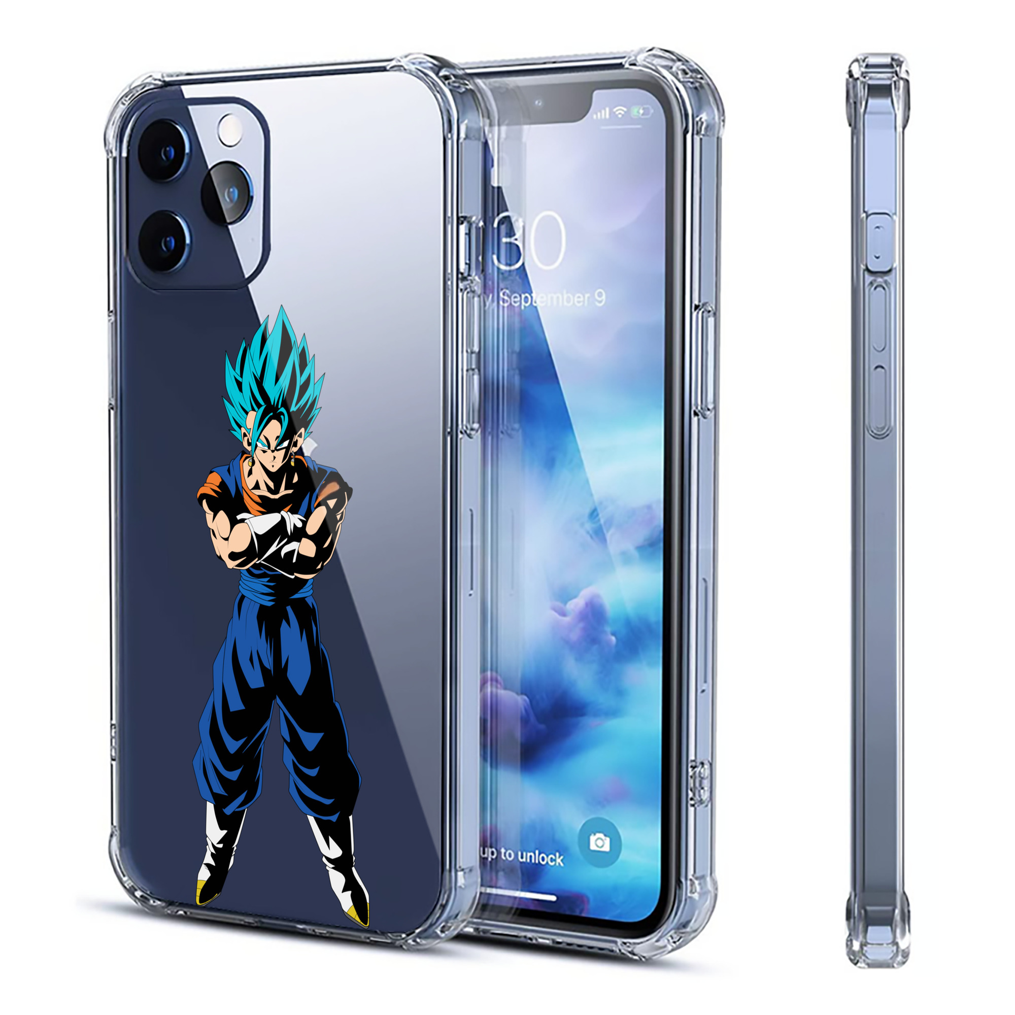 （画像用） ドラゴンボール ベジット DRAGON BALL Vegetto 【iPhone 12シリーズ対応】透明スマホケース（クリアソフトケース）